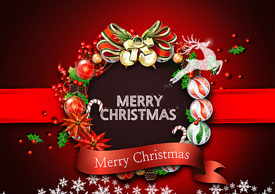PSD 편집 편집이미지 열매 리본 크리스마스 이벤트 사람없음 장식볼 루돌프 눈송이 솔방울 포인세티아 리스장식 이미지편집 식물 기념일 꽃 사슴 눈_날씨 장식 파일형식