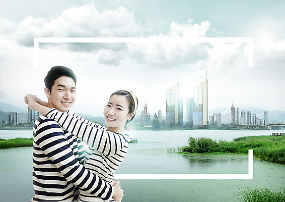 PSD 구름 편집 편집이미지 커플 여자 남자 커플라이프 결혼 포옹 하늘 웃음 빌딩 상반신 20대 성인 두명 옆모습 강 한국인 이미지편집 자연요소 라이프스타일 뷰포인트 관계 안기 표정 사람 동양인 이벤트 청년 건물 파일형식