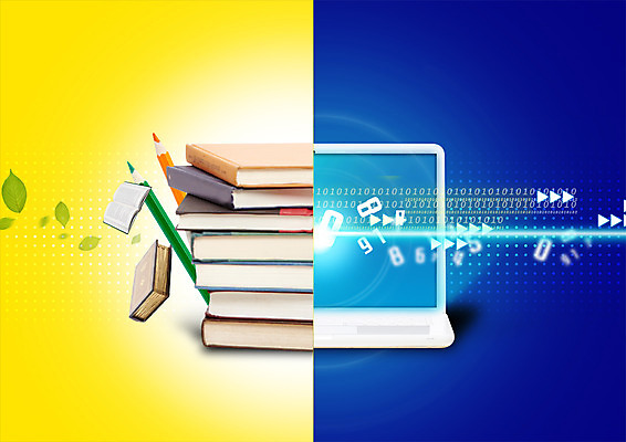 PSD 편집 편집이미지 나뭇잎 색연필 스마트라이프 사람없음 책 노트북 스마트기기 쌓기 디지털 비교 스마트 이미지편집 라이프스타일 컨셉 잎 모션 학용품 전자제품 파일형식