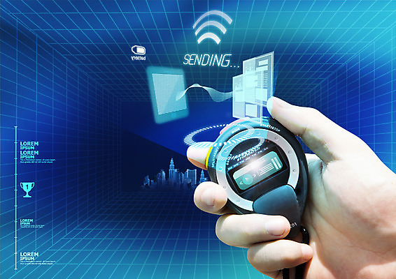 PSD 편집 편집이미지 손 빌딩 신체부위 스마트기기 디지털 스마트 와이파이 타이머 이미지편집 컨셉 사람 건물 전자제품 무선인터넷 파일형식