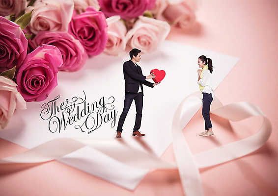전신 PSD 편집 편집이미지 커플 여자 남자 리본 결혼 프로포즈 선물 서기 20대 성인 두명 옆모습 장미 마주보기 하트 일본인 이미지편집 모양 외국인 꽃 뷰포인트 관계 모션 사람 동양인 이벤트 청년 파일형식