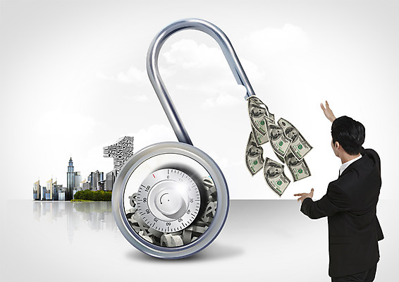 PSD 편집 편집이미지 1 남자 지폐 비즈니스 한명 빌딩 상반신 성인 뒷모습 금융 달러 비즈니스맨 보안 번호자물쇠 이미지편집 뷰포인트 돈 자물쇠 안전 사람 건물 경제 직장인 파일형식