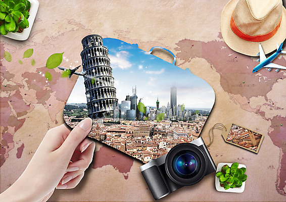 PSD 편집 편집이미지 모자 손 화분 해외여행 세계지도 나뭇잎 비행기 빌딩 신체부위 라벨 카메라 여행가방 도시 피사의사탑 이미지편집 해외 잡화 여행 잎 지도 가방 항공교통 대중교통 프레임 사람 건물 전자제품 세계 이탈리아 세계문화유산 파일형식