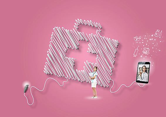 PSD 편집 편집이미지 여자 의학 청진기 주사기 20대 성인 두명 스마트폰 한국인 간호사 의사 구급상자 USB 십자 막자사발 케이블선 서류판 이미지편집 의료기기 사람 동양인 청년 핸드폰 스마트기기 사무용품 전선 의료진 의료용품 사발 파일형식