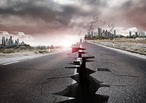 PSD 구름 편집 편집이미지 도로 하늘 빌딩 사람없음 원근감 균열 연기 자연재해 지진 이미지편집 자연요소 길 뷰포인트 교통시설 모션 건물 재해 파일형식