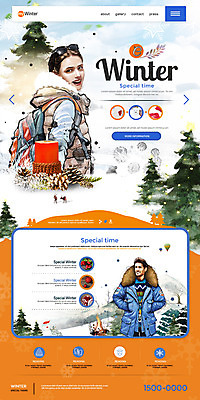 PSD 템플릿 여자 남자 여행 웹템플릿 겨울 초 촛불 아웃도어 성인 두명 홈페이지 홈페이지시안 랜딩페이지 이미지템플릿 계절 사람 파일형식