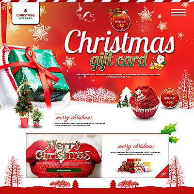 PSD 템플릿 웹템플릿 크리스마스 겨울 이벤트페이지 이벤트 신체부위 선물상자 산타클로스 눈송이 머핀 손모아장갑 이미지템플릿 계절 기념일 빵 장갑 눈_날씨 선물 사람 상자 페이지 파일형식