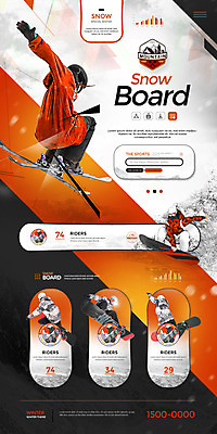 PSD 템플릿 여자 남자 웹템플릿 겨울 스키 겨울스포츠 여러명 홈페이지 홈페이지시안 스노우보드 랜딩페이지 이미지템플릿 계절 스포츠 다수 사람 보드_스포츠 파일형식