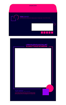템플릿 편지봉투 사람없음 컬러풀 사각형 원형 편지지 레터폼 서식 봉투템플릿 우편봉투 레터헤드 봉투디자인 이미지템플릿 AI파일 도형 컬러 봉투 편지 우편물 파일형식 벡터