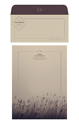 템플릿 편지봉투 사람없음 편지지 레터폼 서식 억새 봉투템플릿 우편봉투 레터헤드 봉투디자인 이미지템플릿 AI파일 식물 봉투 편지 우편물 파일형식 벡터