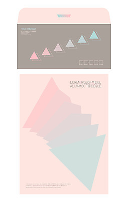 템플릿 편지봉투 사람없음 삼각형 편지지 레터폼 서식 봉투템플릿 우편봉투 레터헤드 봉투디자인 이미지템플릿 AI파일 도형 봉투 편지 우편물 파일형식 벡터