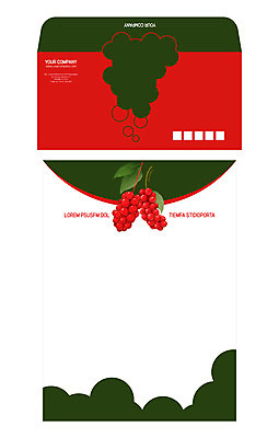 템플릿 열매 편지봉투 사람없음 편지지 레터폼 서식 봉투템플릿 우편봉투 레터헤드 봉투디자인 이미지템플릿 AI파일 식물 봉투 편지 우편물 파일형식 벡터