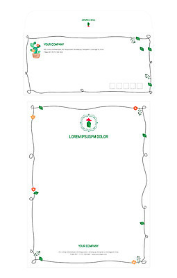템플릿 곡선 편지봉투 선인장 사람없음 편지지 레터폼 서식 봉투템플릿 우편봉투 레터헤드 봉투디자인 이미지템플릿 AI파일 식물 선 봉투 편지 우편물 파일형식 벡터
