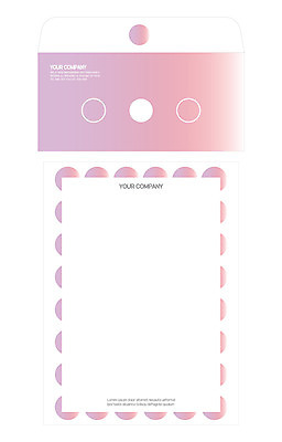 템플릿 분홍색 편지봉투 사람없음 원형 편지지 레터폼 서식 봉투템플릿 우편봉투 레터헤드 봉투디자인 이미지템플릿 AI파일 도형 컬러 봉투 편지 우편물 파일형식 벡터