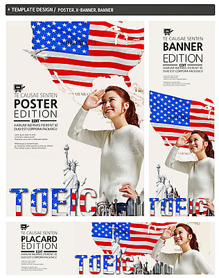 PSD 배너 배너템플릿 여자 교육 가로배너 ZIP 포스터 세로배너 대학생 한명 웃음 빌딩 상반신 20대 성인 세트 미국 한국인 현수막 관찰 성조기 자유의여신상 대학교육 글로벌교육 미국지도 토익 템플릿 1 학생 지도 북아메리카 모션 표정 사람 동양인 청년 건물 가로 세로 글로벌 시험 세계문화유산 국기 파일형식