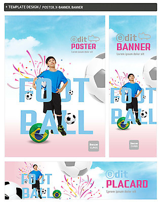 PSD 구름 배너 배너템플릿 남자 가로배너 ZIP 포스터 세로배너 축구공 하늘 한명 서기 10대 세트 축구 한국인 현수막 브라질국기 자연요소 템플릿 1 공 축구용품 모션 청소년 사람 동양인 가로 세로 구기 국기 파일형식