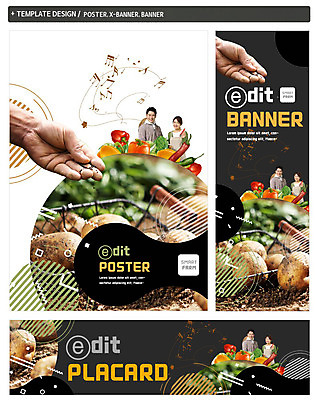 PSD 손 배너 배너템플릿 여자 남자 가로배너 ZIP 포스터 세로배너 40대 음표 고추 피망 감자 상반신 성인 두명 세트 흙 한국인 수확 현수막 농부 유기농 템플릿 직업 기호 웰빙 음악 중년 농업 채소 사람 동양인 신체부위 가로 세로 파일형식