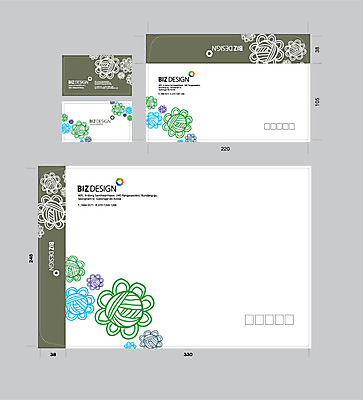 템플릿 꽃무늬 명함 명함템플릿 서류봉투 편지봉투 사람없음 세트 패키지 봉투템플릿 우편봉투 비즈디자인 봉투디자인 이미지템플릿 AI파일 꽃 무늬 봉투 편지 우편물 파일형식 벡터