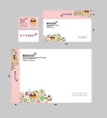 템플릿 잎 명함 명함템플릿 서류봉투 편지봉투 사람없음 세트 컵케이크 패키지 봉투템플릿 우편봉투 비즈디자인 봉투디자인 이미지템플릿 AI파일 식물 봉투 케이크 편지 우편물 파일형식 벡터