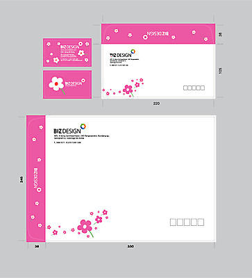 템플릿 꽃 분홍색 명함 명함템플릿 서류봉투 편지봉투 사람없음 세트 패키지 봉투템플릿 우편봉투 비즈디자인 봉투디자인 이미지템플릿 AI파일 식물 컬러 봉투 편지 우편물 파일형식 벡터