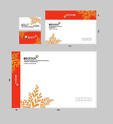 템플릿 잎 무늬 명함 명함템플릿 서류봉투 편지봉투 사람없음 세트 패키지 봉투템플릿 우편봉투 비즈디자인 봉투디자인 이미지템플릿 AI파일 식물 봉투 편지 우편물 파일형식 벡터