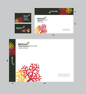 템플릿 명함 명함템플릿 서류봉투 편지봉투 사람없음 세트 산호초 패키지 봉투템플릿 우편봉투 비즈디자인 봉투디자인 이미지템플릿 AI파일 봉투 수중식물 편지 우편물 파일형식 벡터