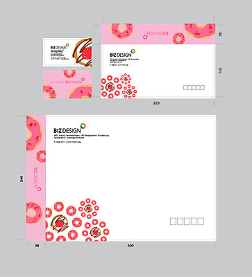 템플릿 명함 딸기 명함템플릿 서류봉투 편지봉투 사람없음 세트 여러개 도넛 패키지 봉투템플릿 우편봉투 비즈디자인 봉투디자인 이미지템플릿 AI파일 다수 과일 디저트 봉투 편지 우편물 파일형식 벡터