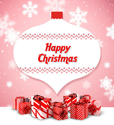 PSD 편집이미지 분홍색 백그라운드 크리스마스 겨울 사람없음 장식 선물상자 눈송이 이미지편집 계절 기념일 컬러 눈_날씨 선물 상자 파일형식