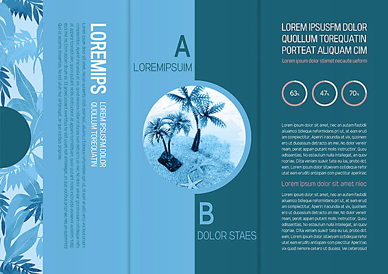 템플릿 표지디자인 북디자인 출판디자인 내지 리플렛 북커버 3단접지 자연 그래프 나뭇잎 불가사리 팜플렛 해변 사람없음 야자수 이미지템플릿 AI파일 나무 바다 잎 극피동물 생태계 파일형식 벡터