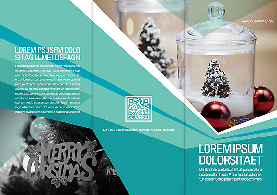 템플릿 표지디자인 북디자인 출판디자인 표지 리플렛 크리스마스 북커버 3단접지 팜플렛 사람없음 크리스마스트리 장식볼 QR코드 이미지템플릿 AI파일 기념일 장식 파일형식 벡터