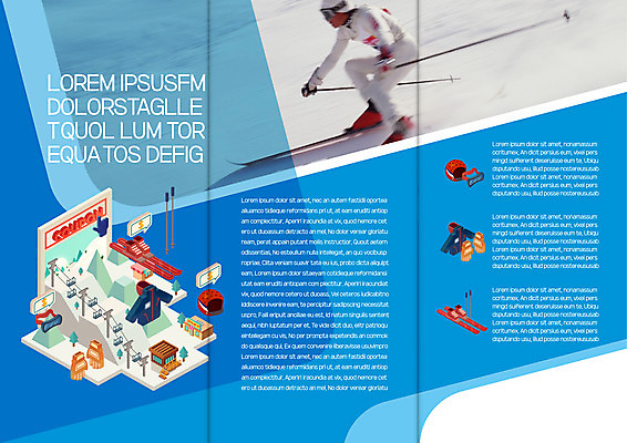 템플릿 표지디자인 북디자인 출판디자인 남자 내지 리플렛 북커버 3단접지 스키 겨울스포츠 스키장 한명 팜플렛 성인 옆모습 스키복 폴 활강 이미지템플릿 AI파일 1 옷 스포츠 뷰포인트 사람 스키용품 파일형식 벡터