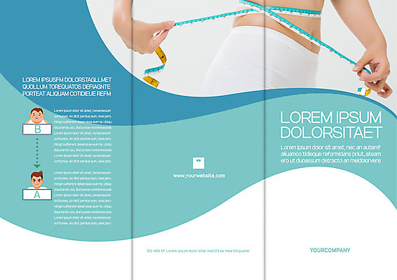 템플릿 표지디자인 북디자인 출판디자인 여자 표지 남자 리플렛 다이어트 북커버 3단접지 줄자 팜플렛 20대 성인 세명 운동 한국인 비만 측정 허리사이즈 이미지템플릿 AI파일 자 건강 사람 동양인 청년 몸매 사이즈 파일형식 벡터