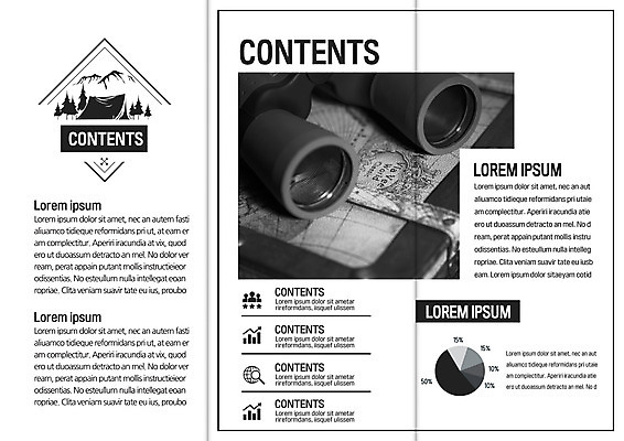 템플릿 표지디자인 북디자인 출판디자인 내지 리플렛 여행 북커버 3단접지 그래프 텐트 팜플렛 사람없음 망원경 이미지템플릿 AI파일 캠핑도구 파일형식 벡터