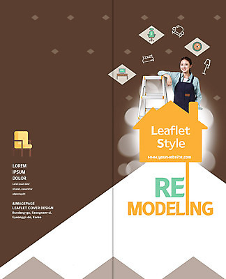 PSD 템플릿 표지디자인 북디자인 출판디자인 여자 표지 리플렛 2단접지 북커버 의자 사다리 한명 웃음 팜플렛 상반신 20대 성인 인테리어 앞치마 한국인 리모델링 집모양 이미지템플릿 모양 1 디자인 가구 표정 사람 동양인 청년 도구 파일형식