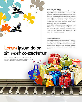 PSD 템플릿 표지디자인 북디자인 출판디자인 명절 내지 리플렛 2단접지 북커버 복주머니 기와 선물 팜플렛 사람없음 담장 보자기 노리개 까치 이미지템플릿 전통 기념일 조류 전통소품 파일형식 천_직물