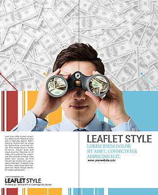 PSD 템플릿 표지디자인 북디자인 출판디자인 표지 남자 리플렛 지폐 2단접지 북커버 비즈니스 한명 팜플렛 상반신 성인 30대 금융 달러 망원경 한국인 관찰 비즈니스맨 이미지템플릿 1 돈 모션 사람 동양인 장년 경제 직장인 파일형식