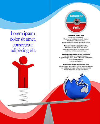 PSD 템플릿 표지디자인 북디자인 출판디자인 내지 리플렛 2단접지 북커버 비즈니스 성공 사람모양 저울 팜플렛 사람없음 지구본 용수철 좌절 이미지템플릿 모양 감정 컨셉 파일형식