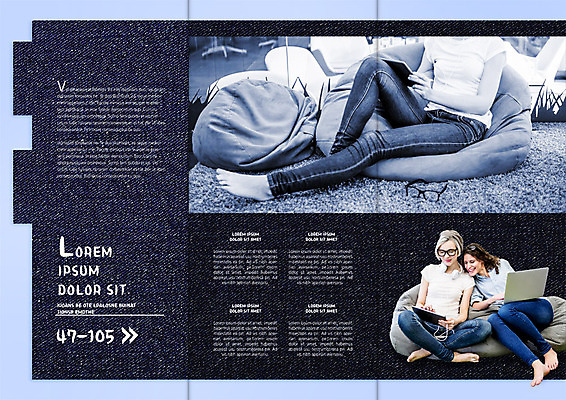 PSD 서양인 템플릿 표지디자인 북디자인 출판디자인 여자 내지 리플렛 북커버 3단접지 앉기 이벤트 팜플렛 20대 성인 캐주얼 세명 친구 노트북 쇼핑 소파 청바지 이미지템플릿 외국인 옷 의자 바지 관계 모션 사람 청년 전자제품 파일형식