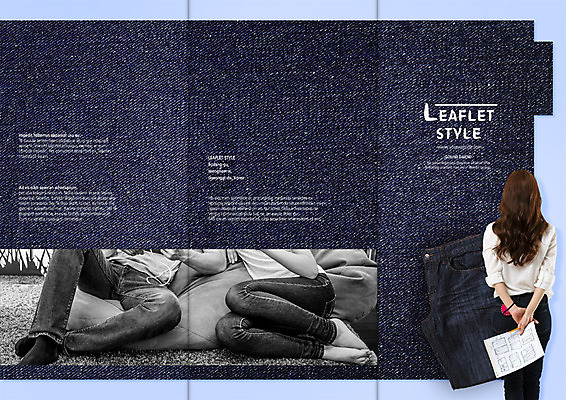 PSD 템플릿 표지디자인 북디자인 출판디자인 여자 표지 남자 리플렛 북커버 3단접지 앉기 이벤트 팜플렛 20대 성인 뒷모습 캐주얼 세명 쇼핑 한국인 청바지 패션디자이너 이미지템플릿 옷 뷰포인트 바지 모션 사람 동양인 청년 디자이너 파일형식