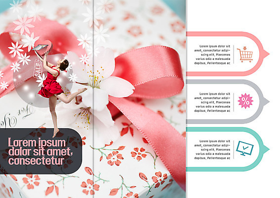 전신 PSD 템플릿 표지디자인 북디자인 출판디자인 여자 리본 내지 리플렛 북커버 3단접지 한명 이벤트 팜플렛 20대 성인 선물상자 쇼핑 세일 모니터 쇼핑카 한국인 벚꽃 춤 퍼센트 하트상자 이미지템플릿 1 꽃 문화예술 선물 사람 동양인 청년 컴퓨터 상자 카트 특수기호 파일형식