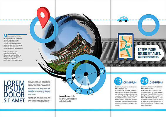 PSD 템플릿 표지디자인 북디자인 출판디자인 내지 리플렛 여행 지도 북커버 한국건축 3단접지 지붕 한국 기와 팜플렛 사람없음 네비게이션 국내여행 이미지템플릿 건축 아시아 파일형식