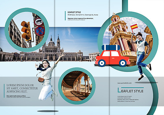 PSD 템플릿 표지디자인 건축물 북디자인 출판디자인 여자 표지 리플렛 해외여행 여행 북커버 3단접지 자동차 팜플렛 20대 성인 두명 점프 한국인 깃발 신호등 이미지템플릿 해외 건축 육상교통 모션 사람 동양인 청년 파일형식