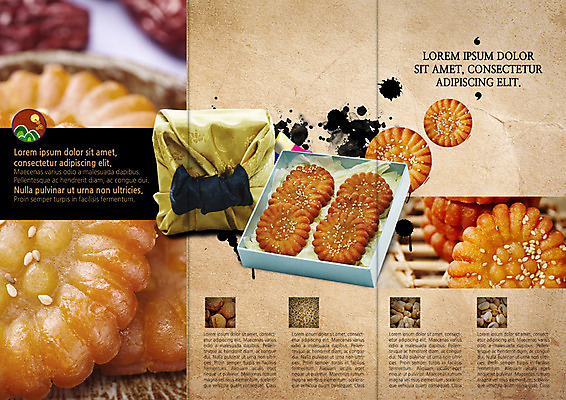 PSD 템플릿 표지디자인 북디자인 출판디자인 내지 리플렛 북커버 3단접지 선물 팜플렛 사람없음 상자 보자기 호두 약과 이미지템플릿 전통음식 견과류 파일형식 천_직물