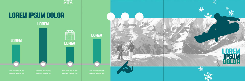 PSD 템플릿 표지디자인 북디자인 출판디자인 남자 실루엣 내지 리플렛 겨울 북커버 3단접지 그래프 스키 겨울스포츠 산 팜플렛 성인 점프 스노우보드 눈송이 이미지템플릿 계절 스포츠 모션 눈_날씨 촬영기법 사람 보드_스포츠 파일형식