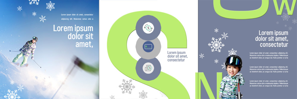 PSD 템플릿 표지디자인 북디자인 출판디자인 여자 내지 리플렛 겨울 북커버 3단접지 스키 겨울스포츠 팜플렛 20대 성인 두명 한국인 눈송이 스키고글 이미지템플릿 계절 스포츠 눈_날씨 사람 동양인 청년 파일형식