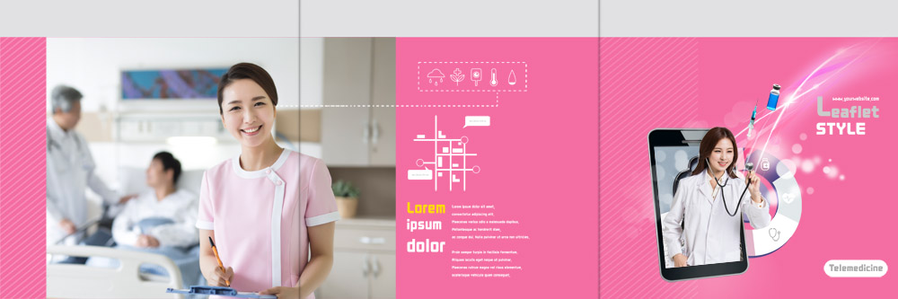 PSD 템플릿 표지디자인 북디자인 출판디자인 여자 표지 남자 리플렛 북커버 3단접지 의학 청진기 병원 팜플렛 여러명 20대 성인 30대 스마트폰 한국인 환자 간호사 의사 약도 이미지템플릿 다수 지도 의료기기 사람 동양인 청년 장년 핸드폰 스마트기기 의료진 파일형식