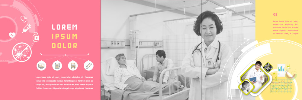 PSD 템플릿 표지디자인 북디자인 출판디자인 여자 노년 남자 내지 리플렛 북커버 3단접지 의학 병원 팜플렛 여러명 20대 성인 30대 한국인 환자 의사 60대 이미지템플릿 다수 사람 동양인 청년 장년 의료진 파일형식