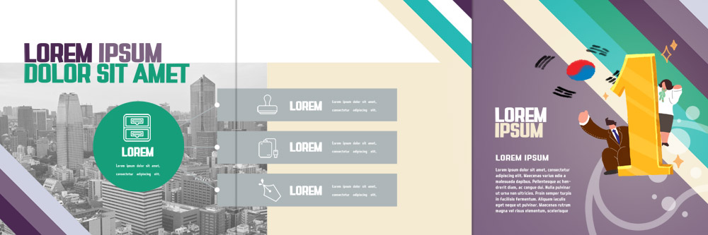 PSD 템플릿 1 표지디자인 북디자인 출판디자인 여자 남자 내지 리플렛 북커버 비즈니스 3단접지 빌딩 팜플렛 성인 두명 숫자 도시 비즈니스맨 비즈니스우먼 태극기 이미지템플릿 문자 사람 건물 직장인 국기 파일형식