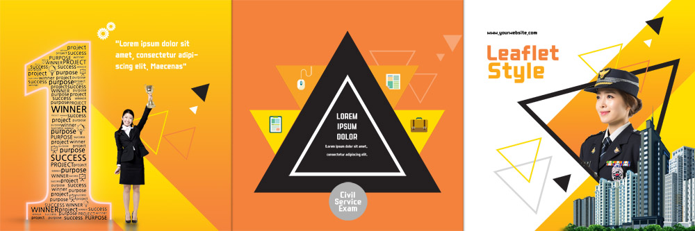 PSD 템플릿 1 표지디자인 북디자인 출판디자인 여자 표지 리플렛 북커버 비즈니스 3단접지 빌딩 팜플렛 20대 성인 두명 한국인 비즈니스우먼 경찰 일본인 트로피 이미지템플릿 외국인 직업 사람 동양인 청년 건물 직장인 상_우승 파일형식