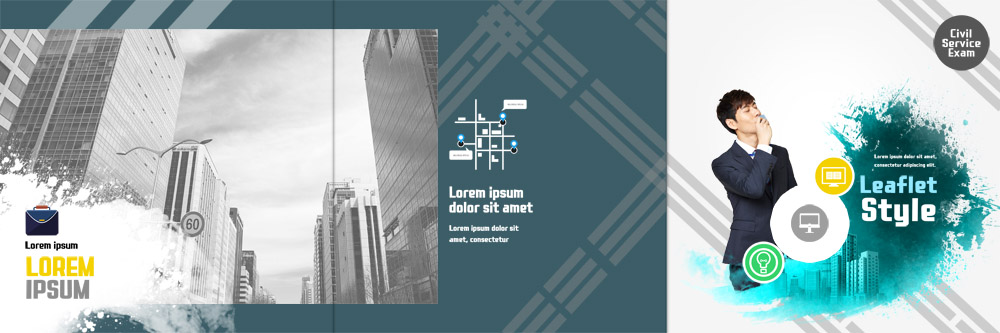 PSD 템플릿 표지디자인 북디자인 출판디자인 표지 남자 리플렛 북커버 비즈니스 3단접지 한명 빌딩 팜플렛 상반신 20대 성인 한국인 비즈니스맨 약도 이미지템플릿 1 지도 사람 동양인 청년 건물 직장인 파일형식